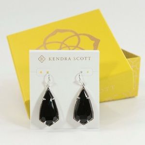 Kendra Scott black/gold earrings